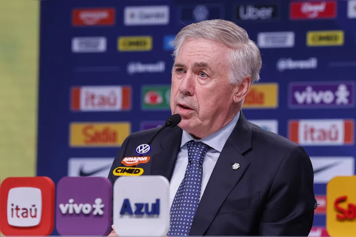 Carlo Ancelotti comandará os últimos jogos do Brasil em 2026