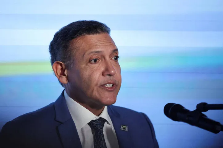 Ministro Kassio Nunes Marques em coletiva de imprensa