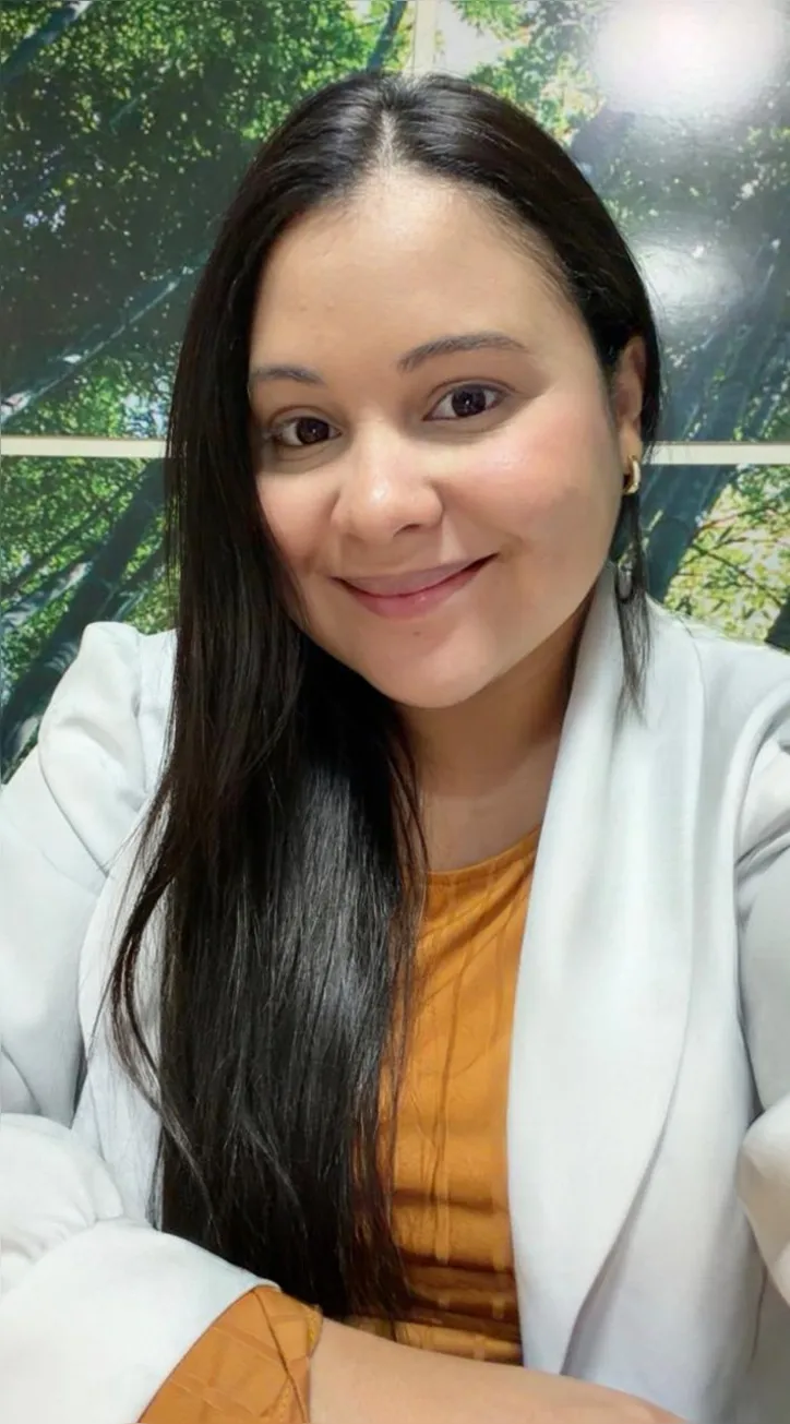 A analista do comportamento e psicóloga Amanda Santos