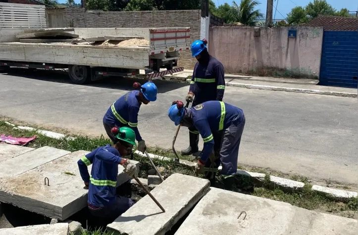 Imagem ilustrativa da imagem Prefeitura realiza tamponamento de galeria de águas pluviais na parte alta