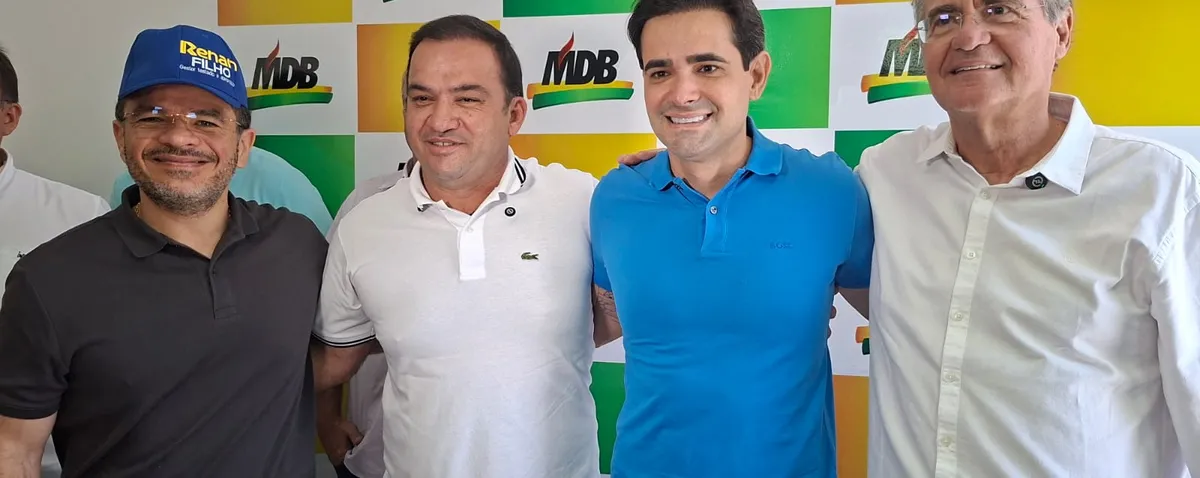 Renan e Marcelo Victor filiam deputados ao MDB e ampliam base na Assembleia